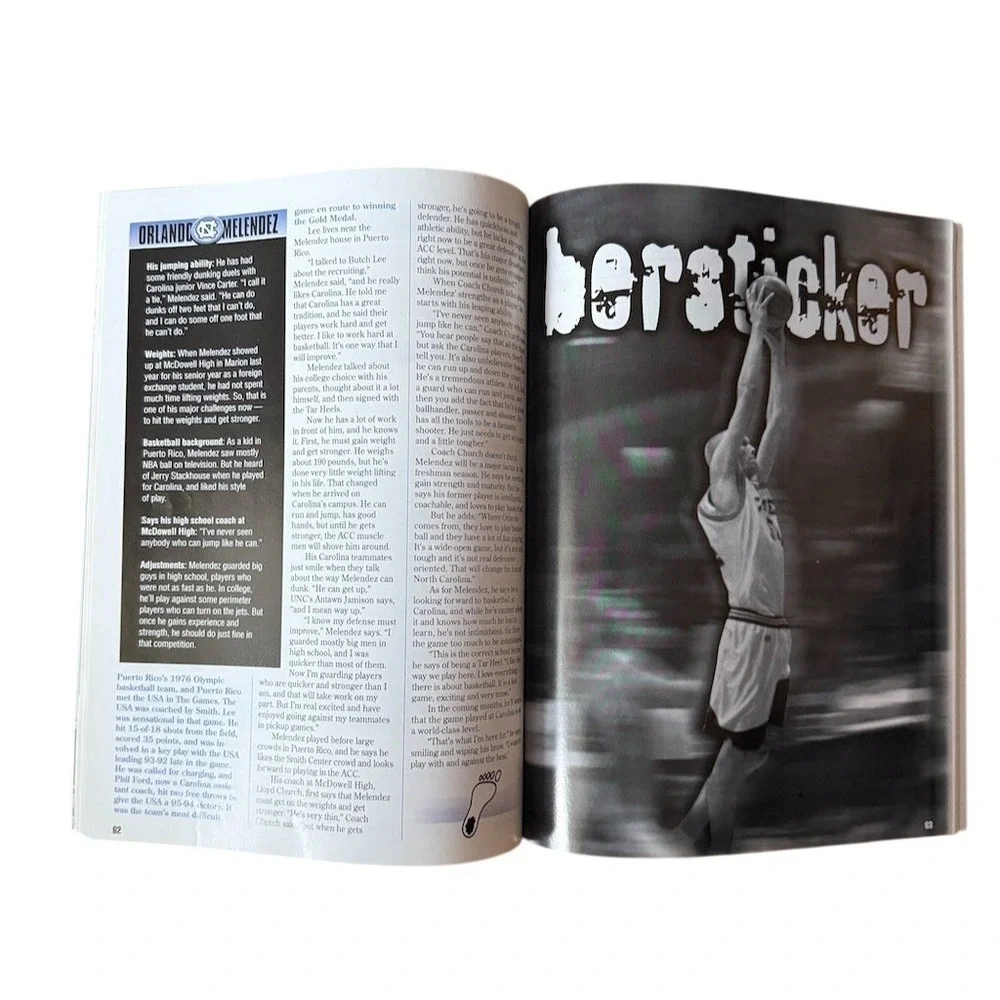 John Kilgo's Carolina‎ Basketball Magazine 1997-98 UNC Tar Heels Dean Smith